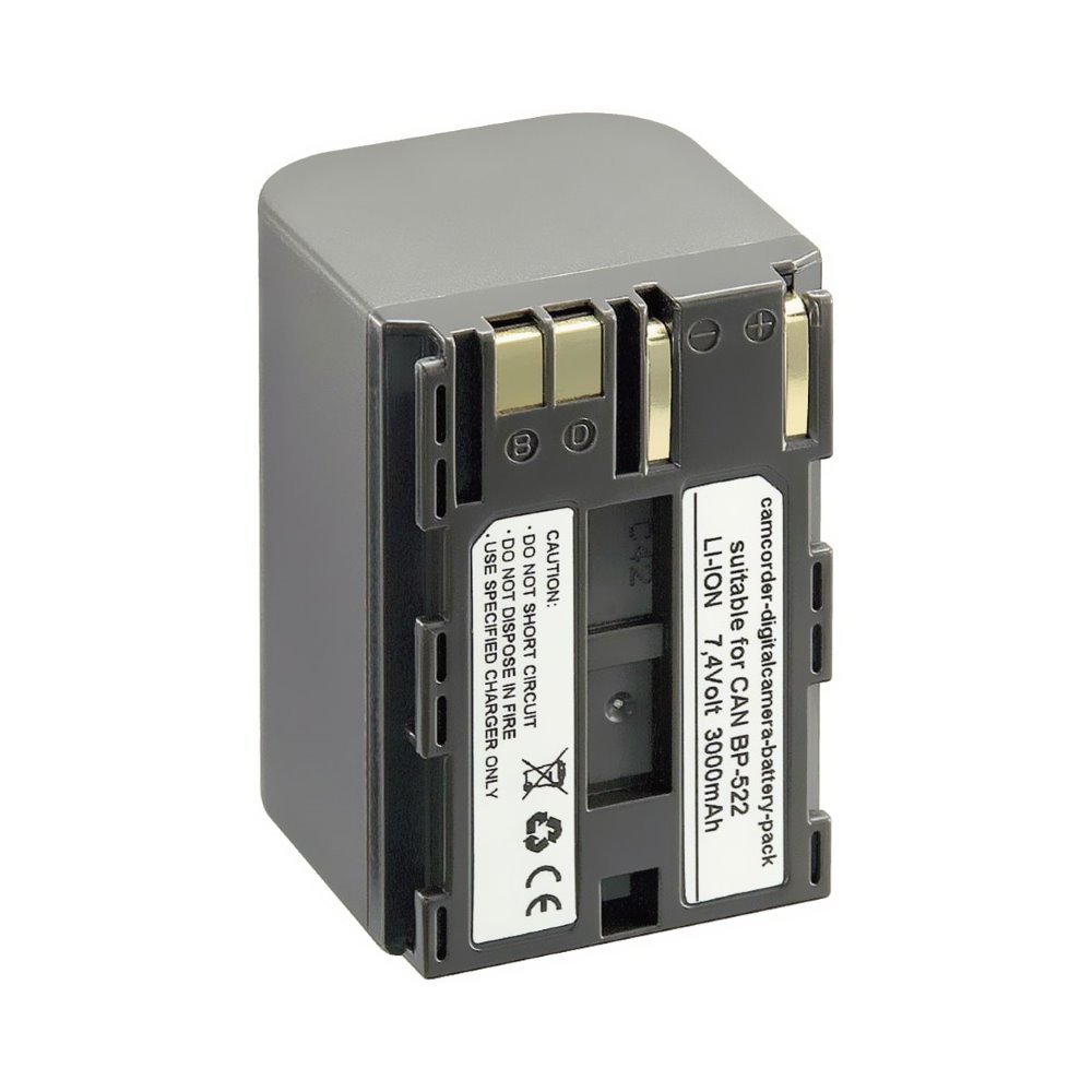 TRX baterie Canon/ 3000 mAh/ BP-508/ BP-511/ BP-511A/ BP-512/ BP-514/ BP-522/ neoriginální TRX-BP-522