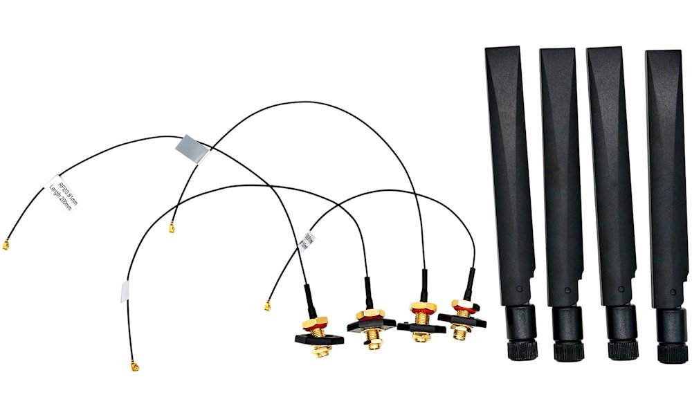 Turris Omnia NG Wi-Fi 6 Upgrade Kit, pigtail, anténa RTROM04-NGW-WFUP6