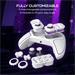 Turtle Beach Victrix Pro BFG Reloaded, drátový/bezdrátový herní ovladač pro PS4/PS5 a PC, bílá 0840454400847