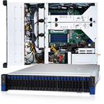 Tyan Server 2U1S Cloud Server, (26) SATA 6G support, (16) DIMM slots, (1+1) 1200W RPSU B8036T65AV28HR-LE