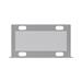 Ubiquiti 1U fixed cantilever shelf for mounting non-rackmount devices in standard 19" racks. UACC-Rack-Shelf-CLV