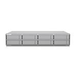 Ubiquiti 2U UniFi Protect NVR with built-in AI event analytics, HDMI output, eight 2.5”/3.5” HDD bays, and s UNVR-G2-Pro