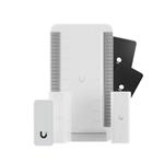 Ubiquiti Connects to in-elevator readers with PoE to authorize floor selection. Supports up to 18 floors UA-SK-Elevator