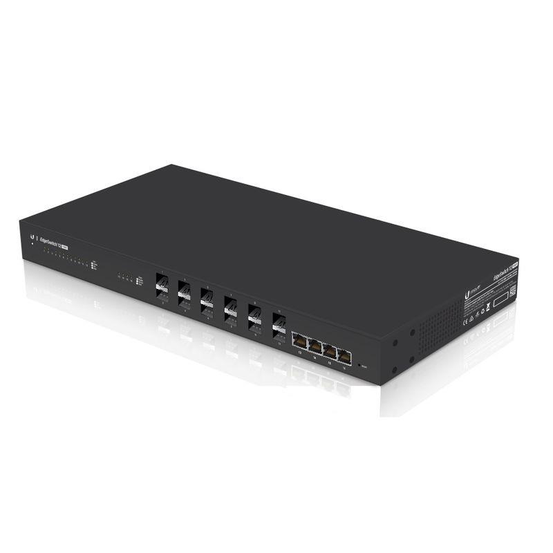 Ubiquiti ES-12F EdgeSwitch Fiber, 12x SFP, 4x GLAN
