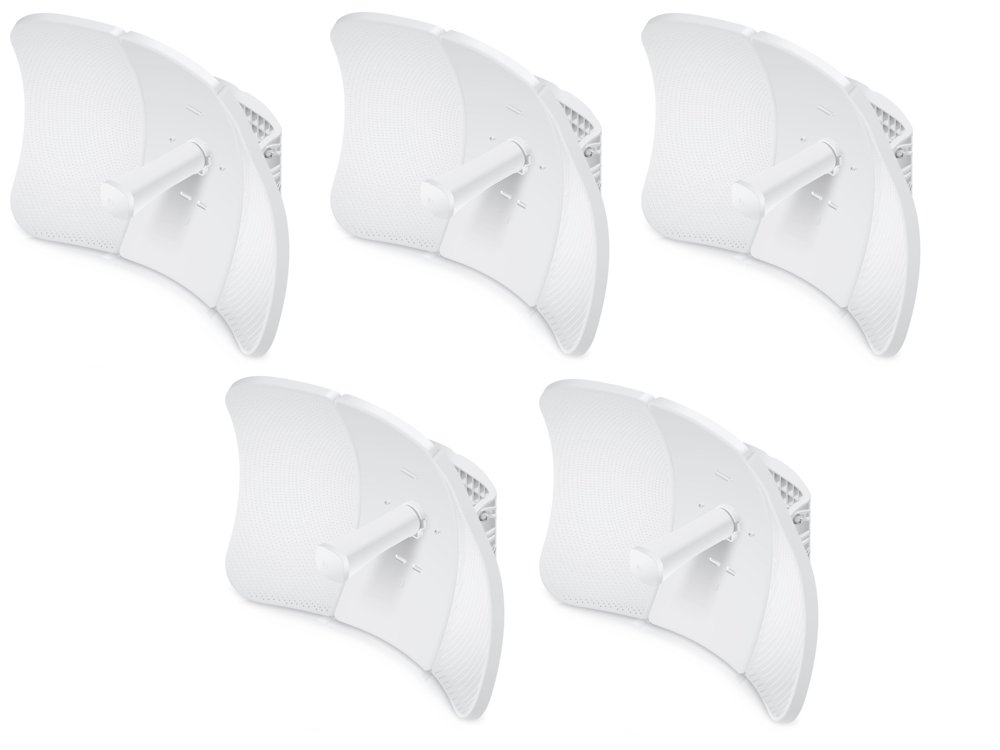 Ubiquiti LiteBeam 5AC Long Range 5pack - AP/client 5GHz, anténa 26dBi MIMO2x2, airMAX AC, 1x Gbit RJ45, PoE LBE-5AC-LR-5