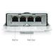 Ubiquiti NanoSwitch N-SW - Přepínač - 4 x 10/100/1000 (PoE) - Passive PoE