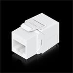 Ubiquiti Toolless keystone for terminating a Cat6 Ethernet jack without the use of a punch-down or UACC-Keystone-Jack-C6