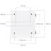 Ubiquiti UniFi 12U Rack Cabinet Wall SW Glass UACC-Rack-12U-Wall-SW-G