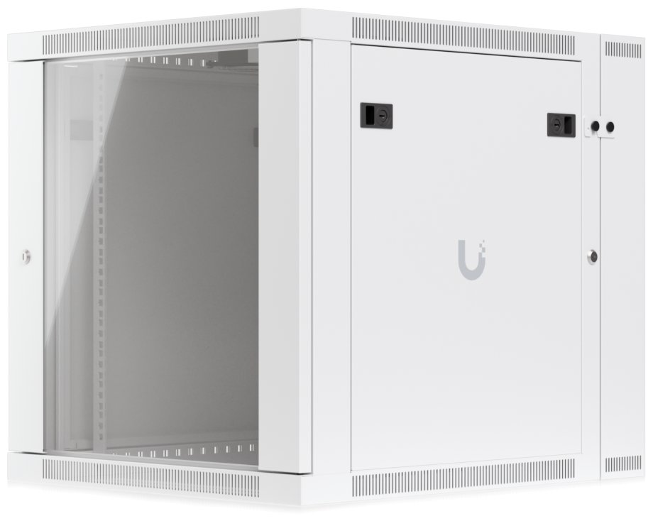 Ubiquiti UniFi 12U Rack Cabinet Wall SW Glass UACC-Rack-12U-Wall-SW-G