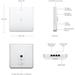 Ubiquiti UniFi 6 Enterprise In-Wall - Wi-Fi 6E, 2.4/5/6GHz, 1x 2.5GbE, 4x GbE, PoE+/PoE++ (bez PoE inje U6-Enterprise-IW
