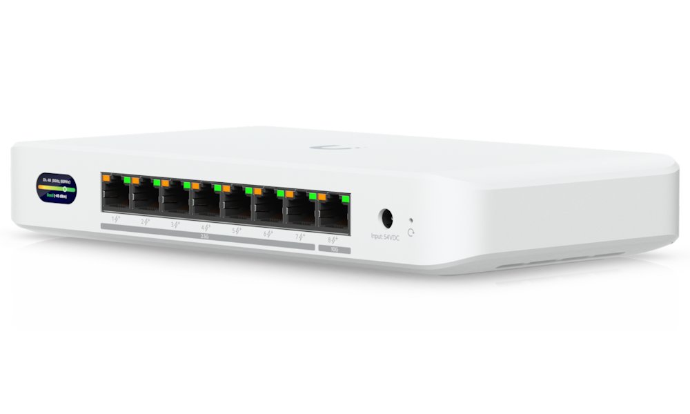 Ubiquiti UniFi Device Bridge Switch - 5/6GHz bezdrátový bridge/switch s PoE+, 7x 2.5GbE, 1x 10GbE, UniFi Wi-F UDB-Switch