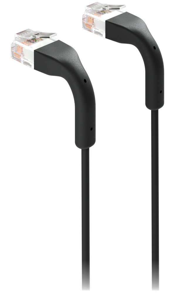 Ubiquiti UniFi Patch Cable 0.4m Black 50pack - Patch kabel, UTP, až 10GbE, délka 0.4m, černý UACC-Cable-Patch-0.4M-BK-50