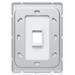 Ubiquiti Universal Paintable 1-Port Keystone Wall Plate Vertical UACC-WP-Keystone-V-1P