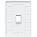 Ubiquiti Universal Paintable 1-Port Keystone Wall Plate Vertical UACC-WP-Keystone-V-1P