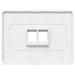 Ubiquiti Universal Paintable 2-Port Keystone Wall Plate Horizontal UACC-WP-Keystone-H-2P