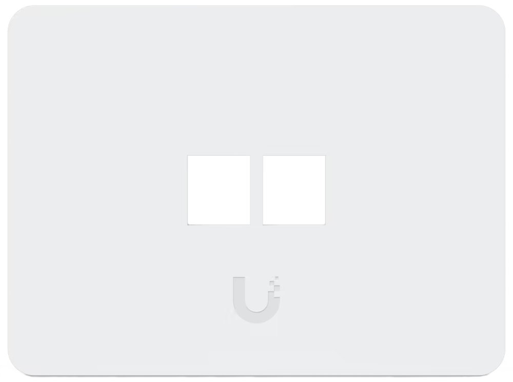 Ubiquiti Universal Paintable 2-Port Keystone Wall Plate Horizontal UACC-WP-Keystone-H-2P