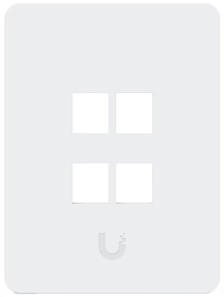 Ubiquiti Universal Paintable 4-Port Keystone Wall Plate Vertical UACC-WP-Keystone-V-4P
