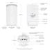 Ubiquiti Wave AP Gen2 - 60GHz PtMP AP, 20 dBi, 5GHz záloha, úhel 90°, SFP+ port, propustnost 5.4 Gbps Wave-AP-Gen2
