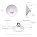 UBNT UISP-Dish-Mini parabolická anténa, 26dBi, 5-7GHz
