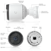 UBNT UVC-G6-Bullet - UniFi Video Camera G6 Bullet bílá UVC-G6-Bullet-W