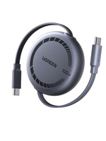 UGREEN navíjecí kabel USB-C, 1m, stříbrná 65905