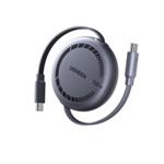 UGREEN navíjecí kabel USB-C, 1m, stříbrná 65905