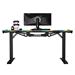 ULTRADESK Herný stôl FORCE - biely, 166x70 cm, 76.5 cm, s XXL podložkou pod myš, držiak slúchadiel UDESK-FO-BW
