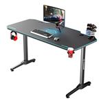 ULTRADESK Herný stôl FRAG - BLUE, 140x66 cm, 76 cm, s XXL podložkou pod myš, s ultradesk BEAM, drži UDESK-FG-BL