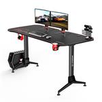 ULTRADESK Herný stôl GRAND RED, 160x70 cm, 70-80 cm, 3 úrovne výšky, s XXL podložkou pod myš, držia UDESK-GD-RD