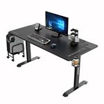 ULTRADESK Herný stôl MOMENTUM - Black, 152,5x70 cm, 75,5 cm, s XL podložkou pod myš, držiak slúchad UDESK-MM-BK