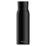 UMAX chytrá láhev Smart Bottle U6 Black/ upozornění na pitný režim/ objem 600ml/ provoz 30 dní/ USB/ ocel UB705