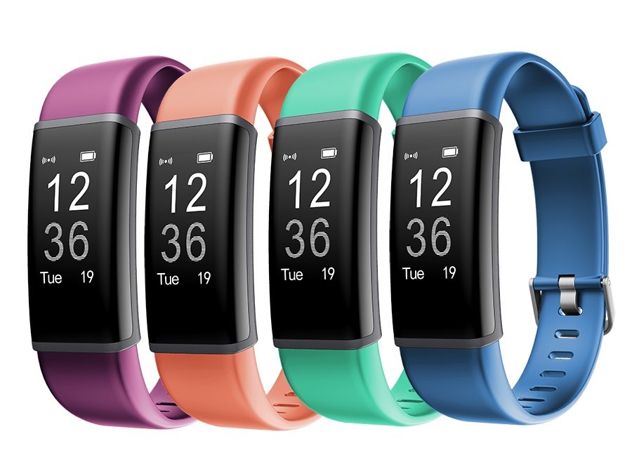 UMAX sada se 4 náhradními pásky pro chytrý náramek U-Band 130 HeartRate včetně upínání UB512