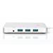Universal Docking Station USB Type C, 11-port, Dual Monitor, 4K 30Hz, alumunium DA-70863