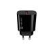 Universální nabíječka Natec RIBERA 18W, 1X USB-A,černá NUC-2393