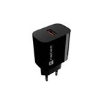 Universální nabíječka Natec RIBERA 18W, 1X USB-A,černá NUC-2393