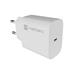 Universální nabíječka Natec RIBERA 20W, 1X USB-C, bílá NUC-2394