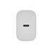Universální nabíječka Natec RIBERA 20W, 1X USB-C, bílá NUC-2394