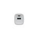 Universální USB nabíječka Natec RIBERA GaN 30W, 1X USB-A, 1X USB-C, černá NUC-2140