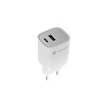 Universální USB nabíječka Natec RIBERA GaN 30W, 1X USB-A, 1X USB-C, černá NUC-2140