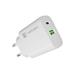 Univerzální nabíječka Natec RIBERA 20 W 1X USB-A + 1X USB-C, bílá NUC-2396