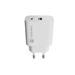 Univerzální nabíječka Natec RIBERA 20 W 1X USB-A + 1X USB-C, bílá NUC-2396