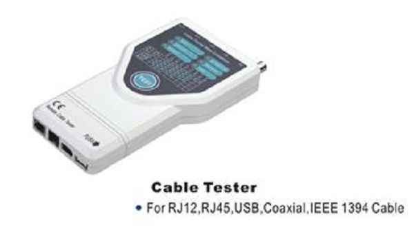 Univerzální Tester RJ12,RJ45,USB,BNC 5558