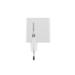 Univerzální USB nabíječka Natec RIBERA GaN 45W, 1X USB-A, 1X USB-C, bílá NUC-2142