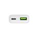 Univerzální USB nabíječka Natec RIBERA GaN SLIM, 20 W, 1X USB-A + 1X USB-C, Bílá NUC-2376