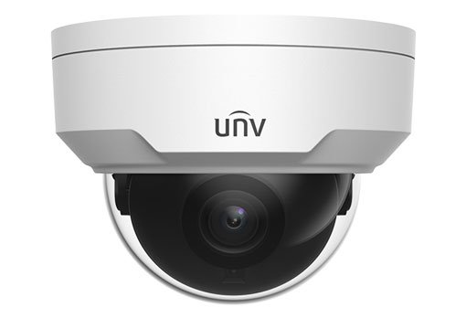 UNV IPC328LE-ADF28K-G Venkovní-antivandal 8Mpix 30fps/Dome/H.265+ /2,8 mm(112,9st) /Mikrofon/WDR / IR30m/Micro SD/PoE