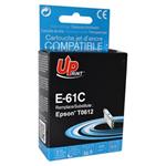 UPrint kompatibil ink s C13T06124010, cyan, 12,5ml, E-61C, pre Epson D68, D88, DX3850, DX4850, DX42
