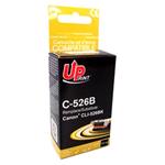 UPrint kompatibil ink s CLI526BK, black, 10ml, C-526B, pre Canon Pixma MG5150, MG5250, MG6150, MG8