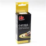 UPrint kompatibil ink s CLI571GY XL, grey, 3350str., 11ml, C-571XLGY, high capacity, pre Canon PIXM