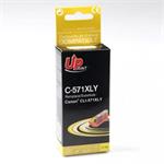 UPrint kompatibil ink s CLI571Y XL, yellow, 720str., 11ml, C-571XLY, high capacity, pre Canon PIXMA