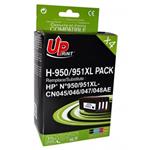 UPrint kompatibil ink s CN045AE, CN045AE, HP 950XL/951XL, 1xblack/1xcyan/1xmagenta/1xyellow, 2500+3 H-950/951XL